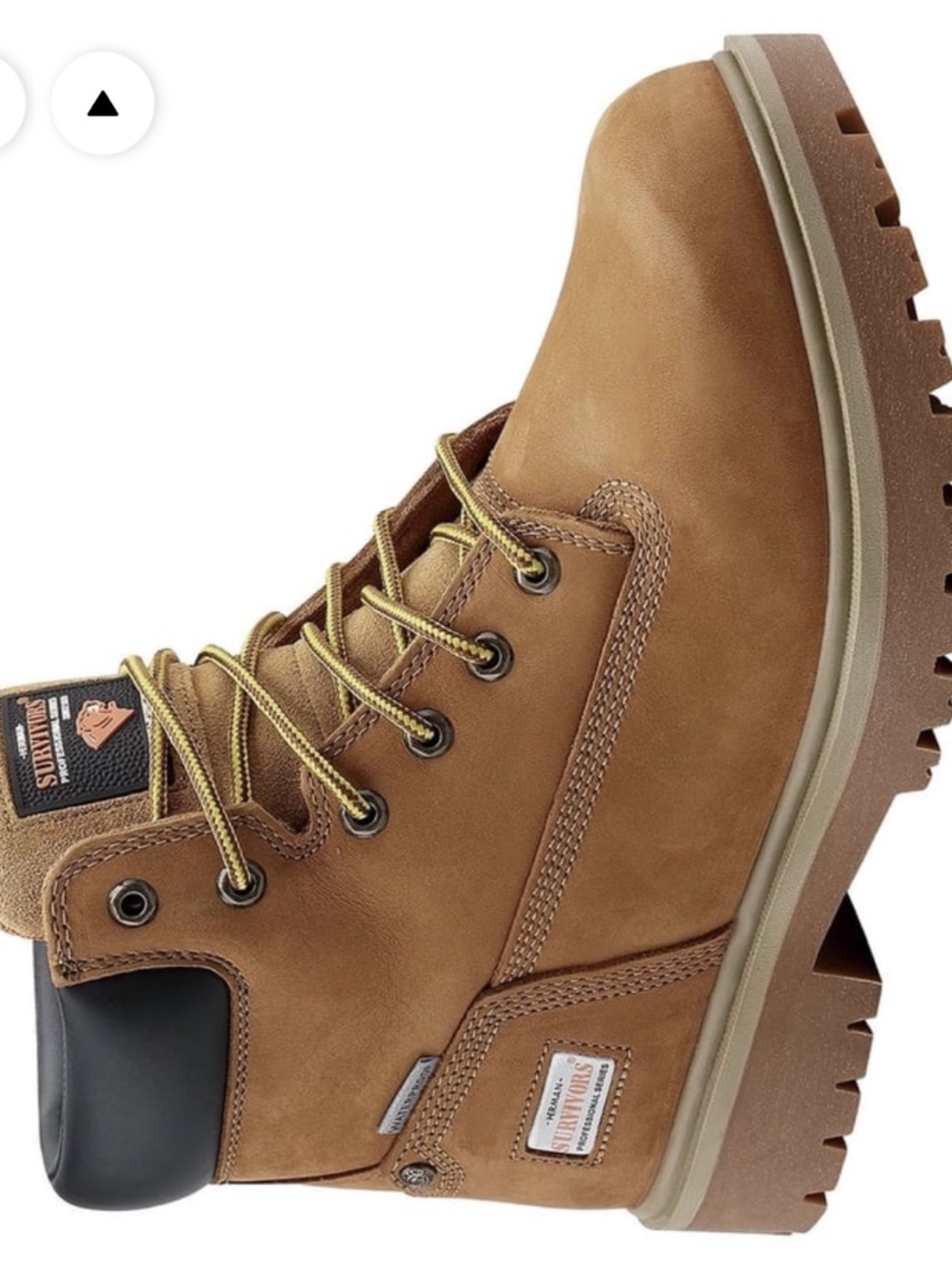 Men's Brown Work Boot - Durable Lace-Up by Southwind Size :10.5 US